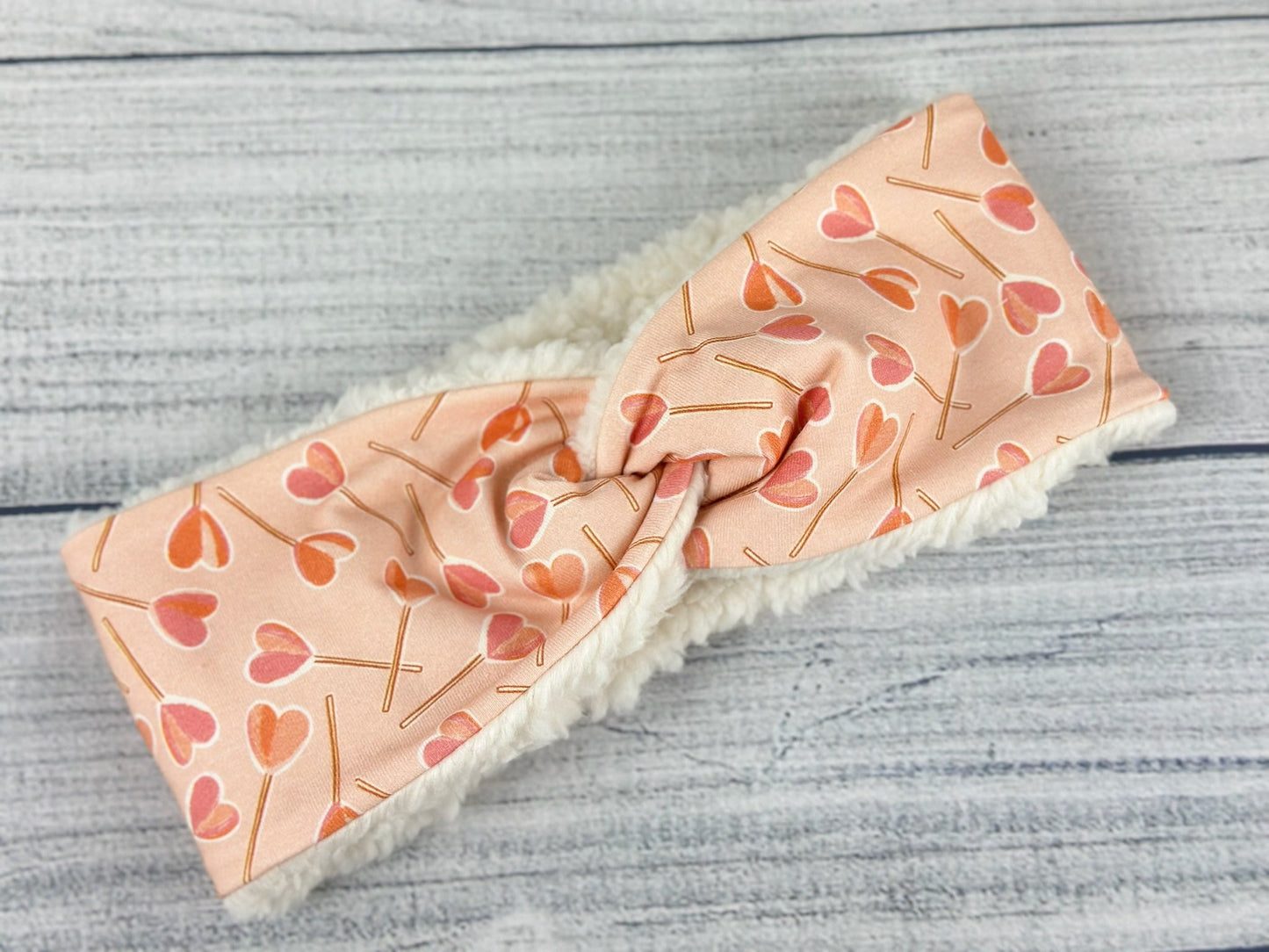 Heart Lollipops Ear Warmer