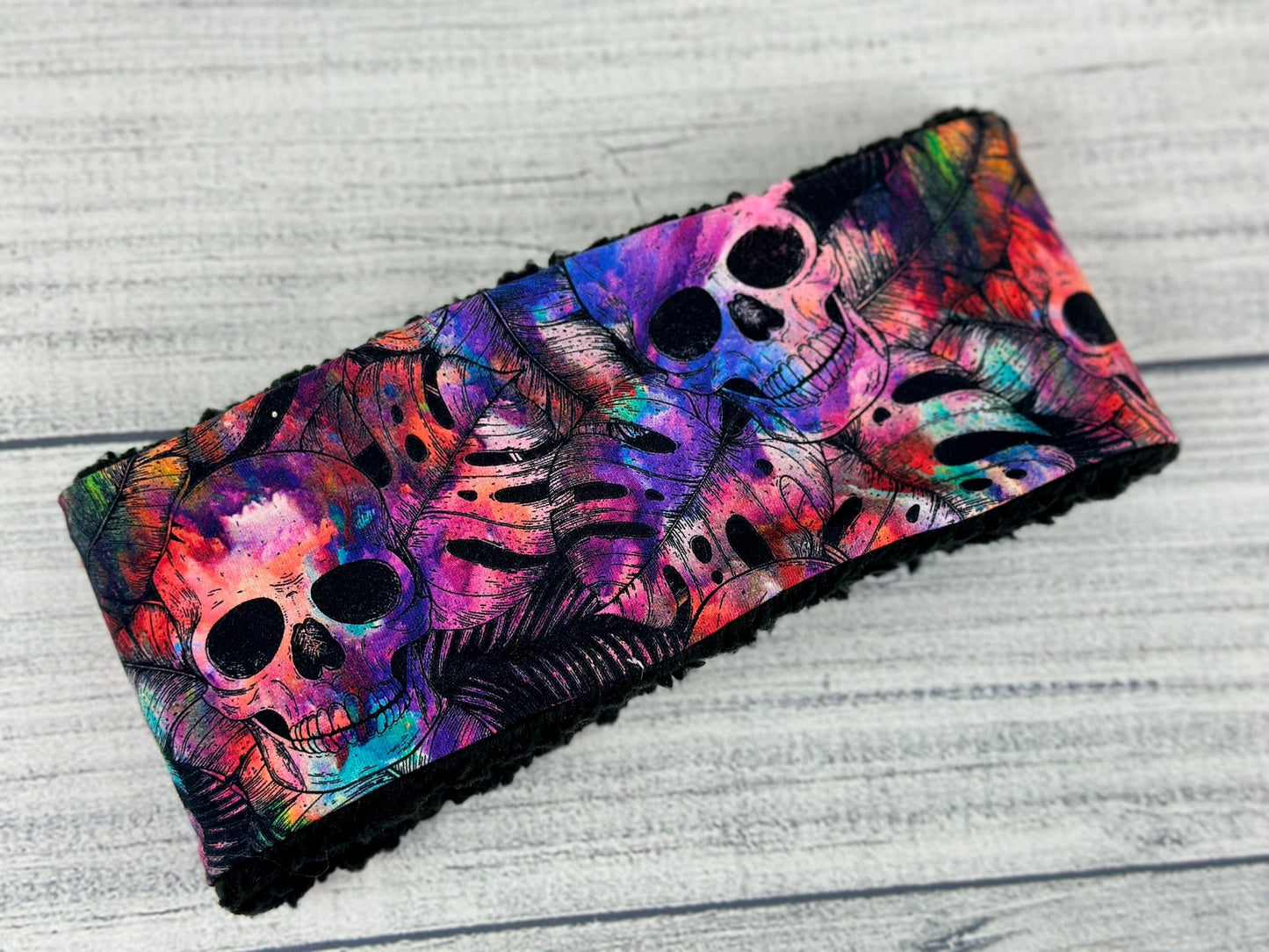 Monstera Skulls Ear Warmer