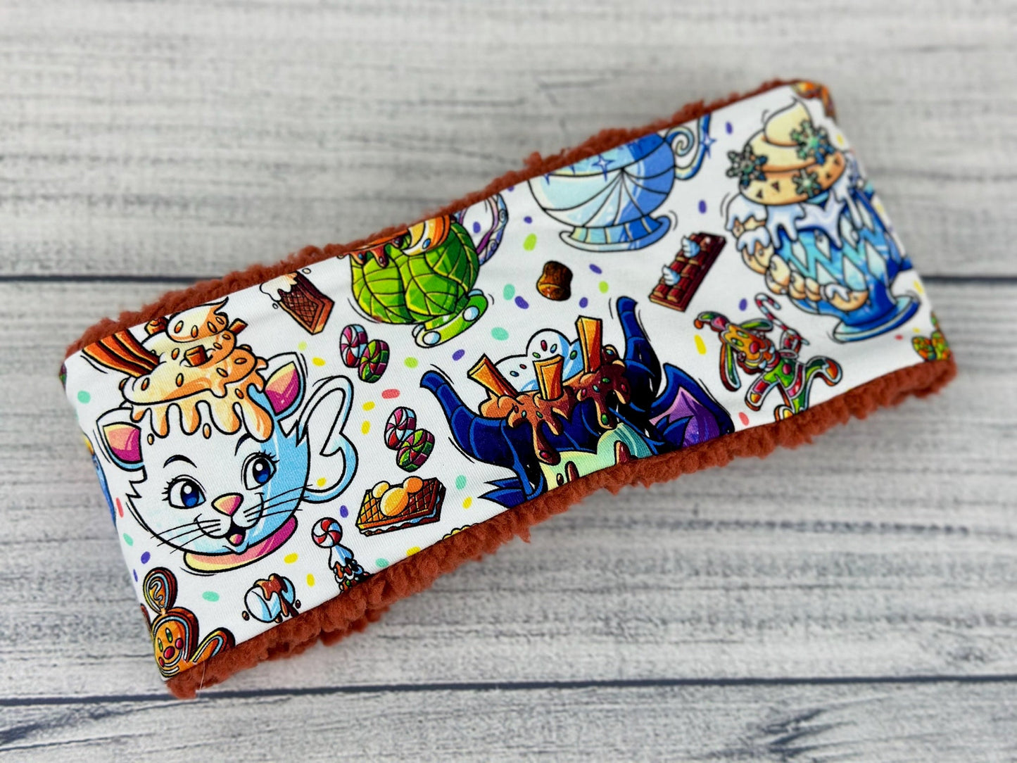 Hot Cocoa Cups Ear Warmer