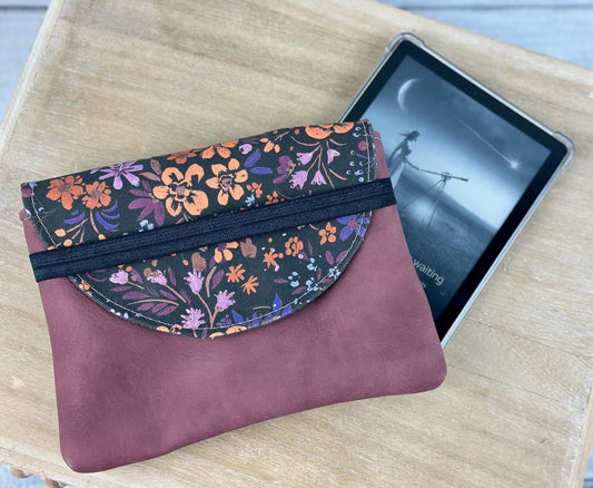 Dark Floral Book Bestie