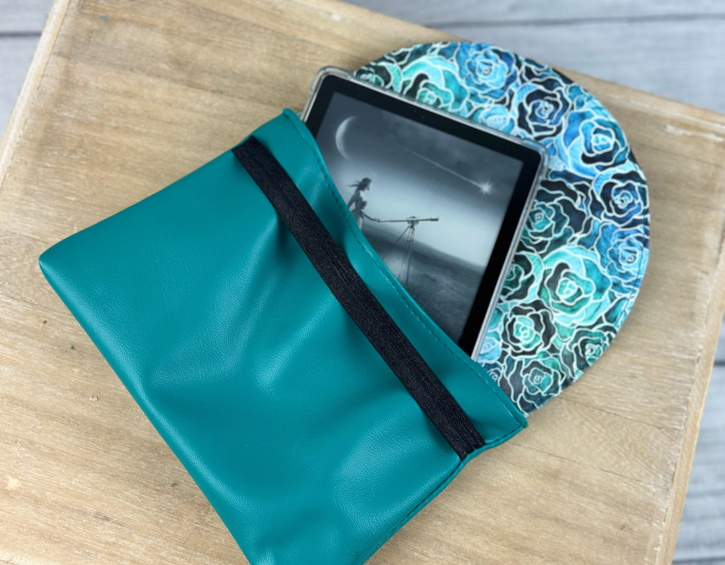 Teal Floral Book Bestie