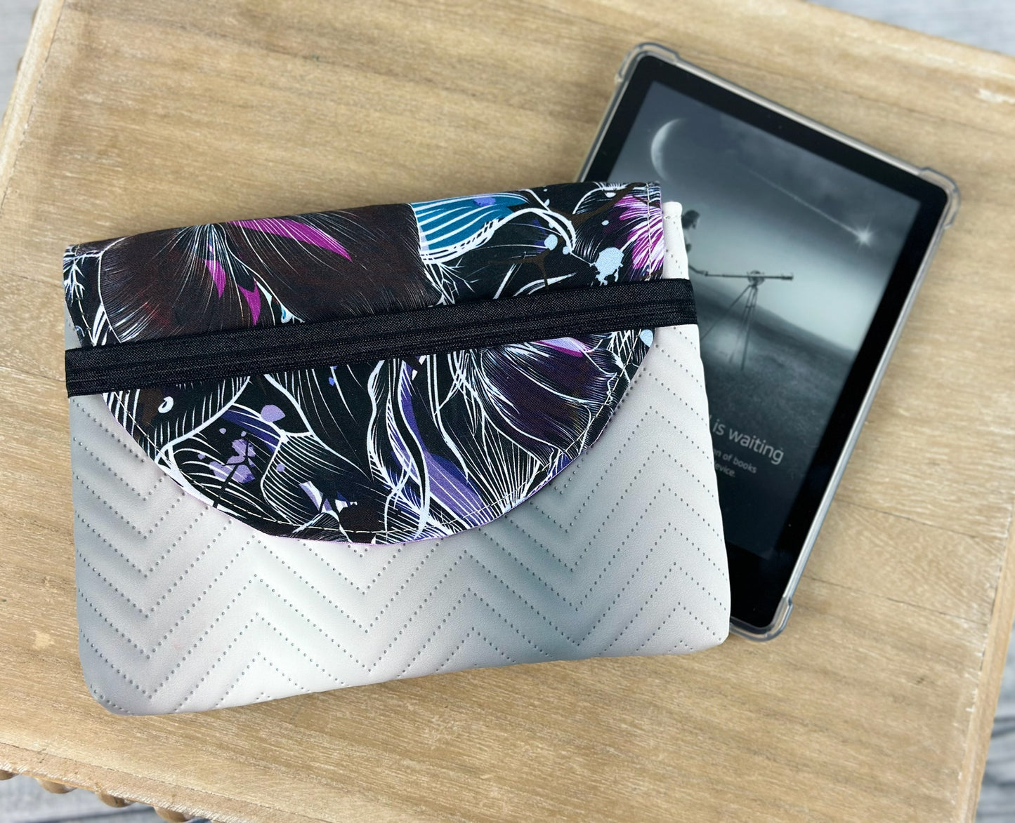 Purple Floral Book Bestie