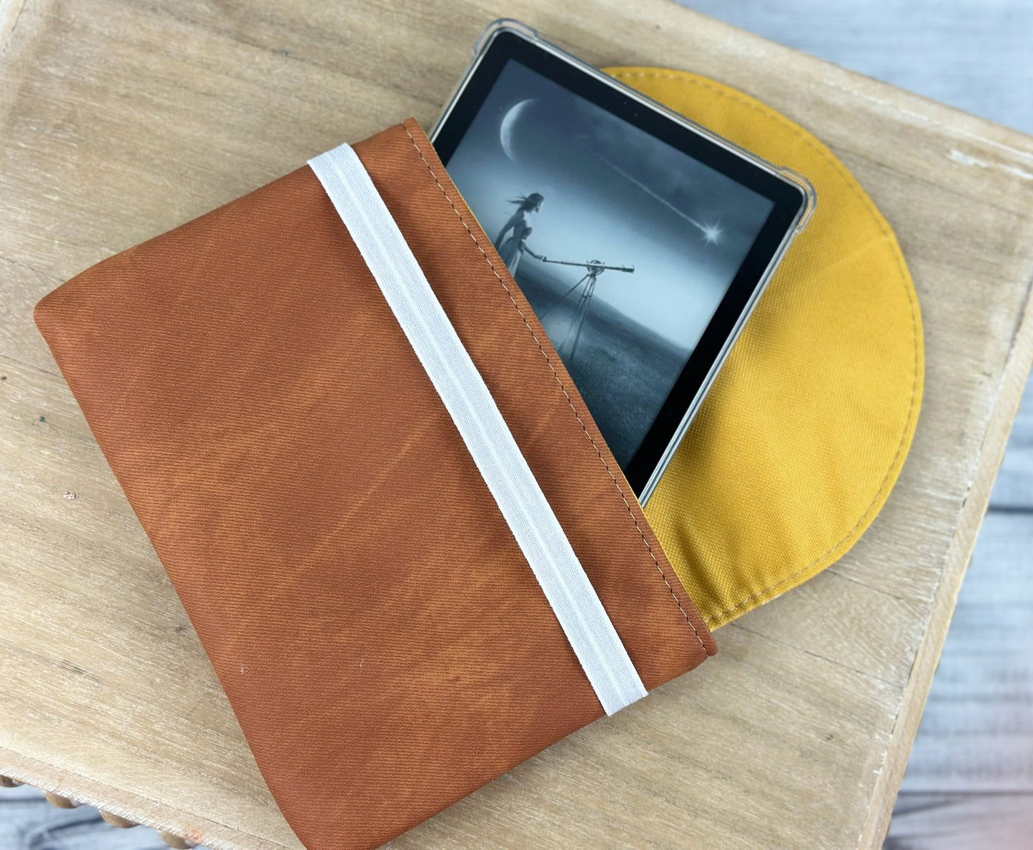 Mustard Plaid Book Bestie