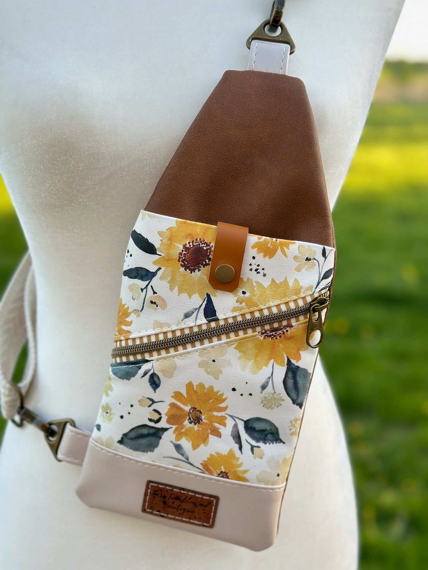 Sunflower Mini Travel Sling