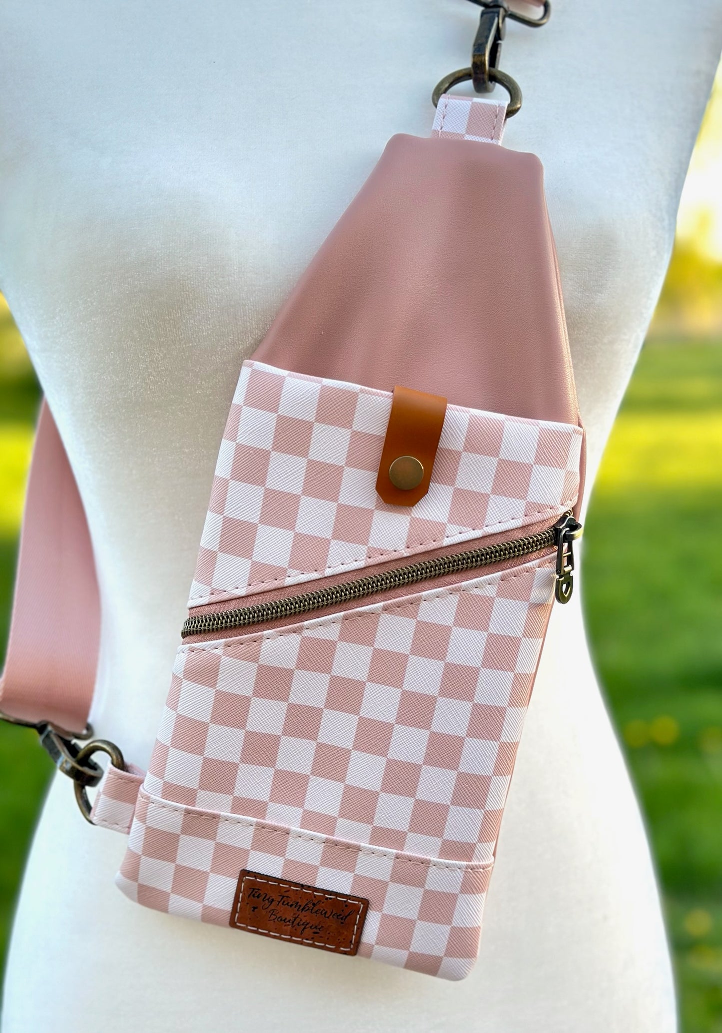 Checker Mini Travel Sling
