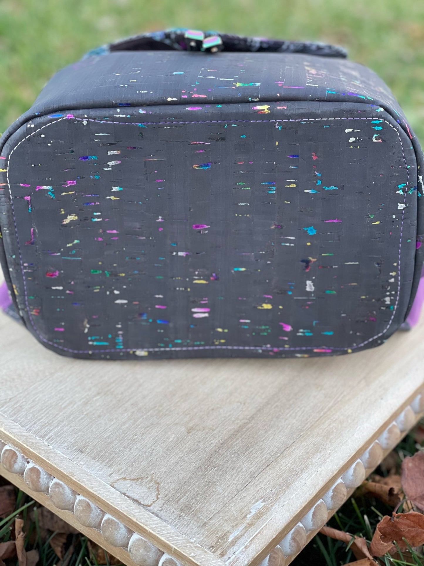 Purple Floral Mayfield Backpack