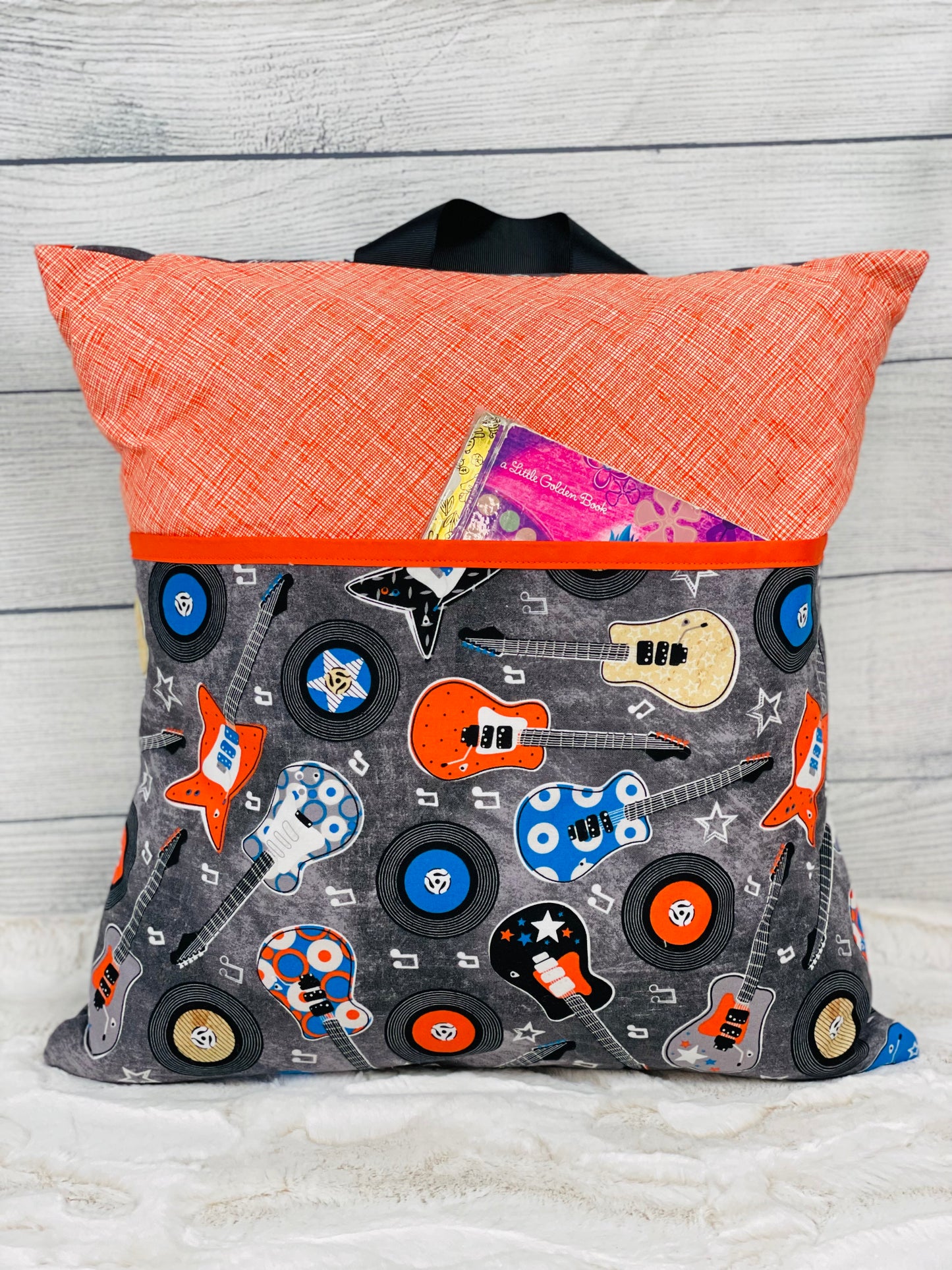 Book Pillow Guitar