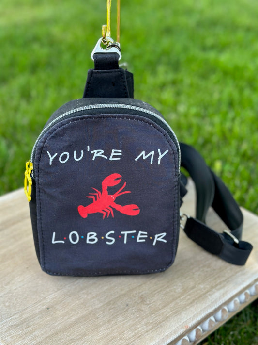 You're My Lobster Front Sling Bag